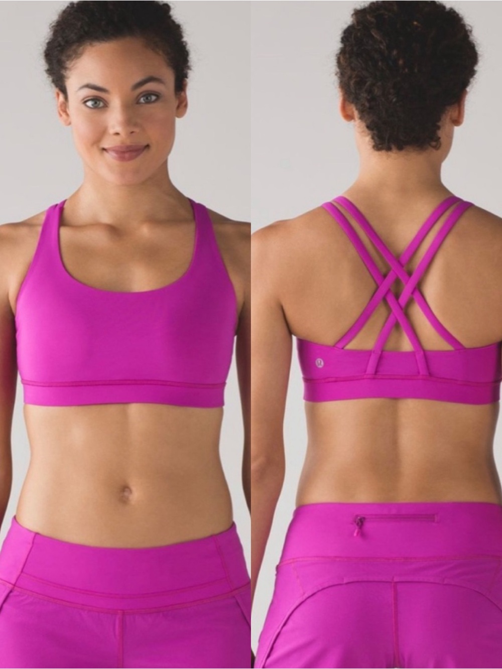 Lululemon Energy Bra Polar Pink SZ 6